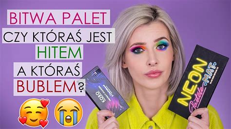 BITWA KOLOROWYCH PALET GLAMSHOP vs KOBO KTÓRĄ KUPIĆ YouTube