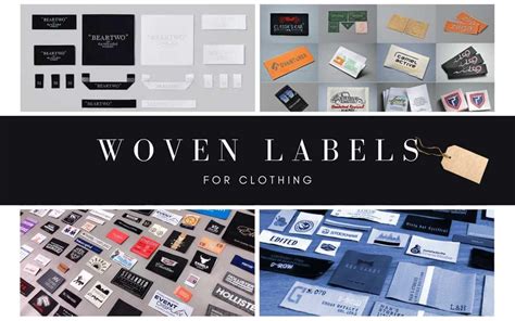 Custom Woven Labels For Clothing Types Sizes