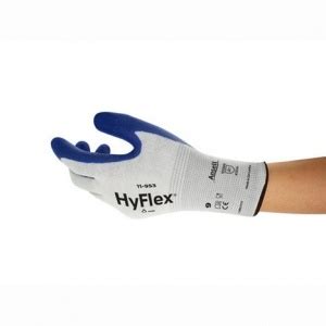 Ansel HyFlex 11 953 Nitrotough Nitrile Coated Gloves SafetyGloves Co Uk