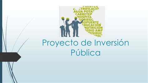 Proyecto De Inversión Pública