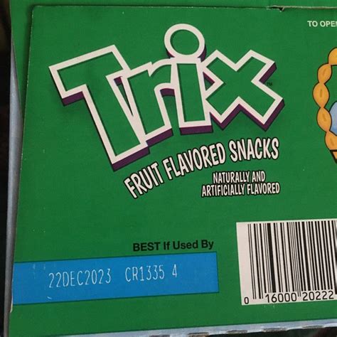 Limited Edition Betty Crocker Trix Gluten Free Fruit Flavored Gummies