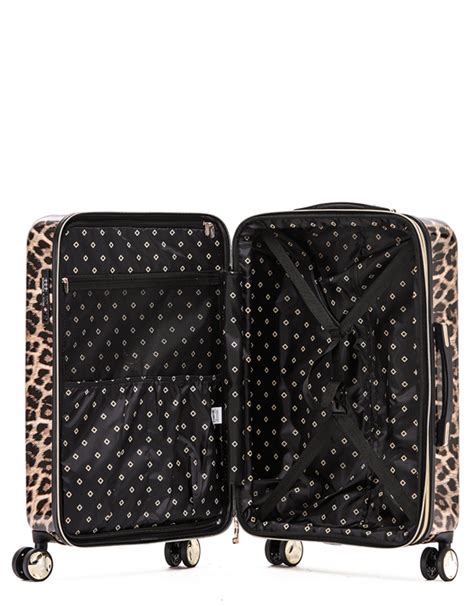 Tosca Leopard Print Luggage Leopard Print Onboard Luggage