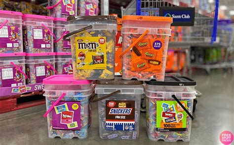 Halloween Candy Buckets At Sams Club Free Stuff Finder