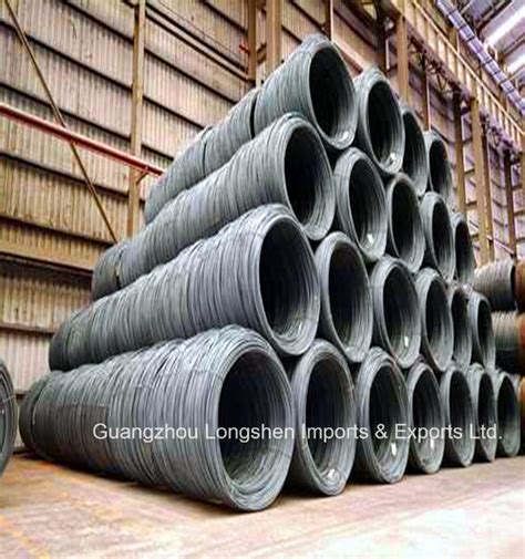 SAE1006 SAE1008 Hot Rolled Steel Wire Rod China Wire Rod And Steel Coil