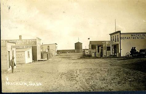 Macklin Sask Vintage Saskatchewan Photos Historical View