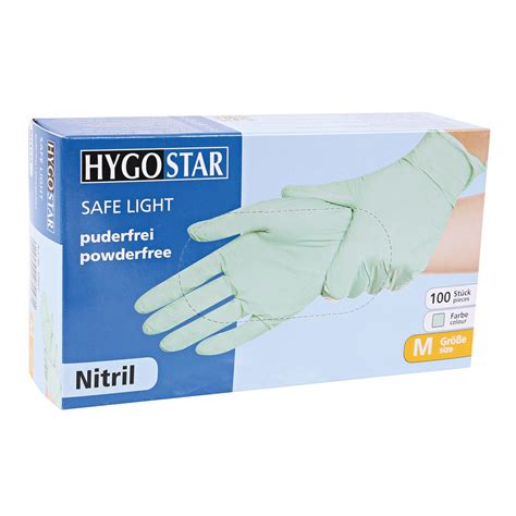 Nitril Handschoenen Safe Light Poedervrij By Hygostar