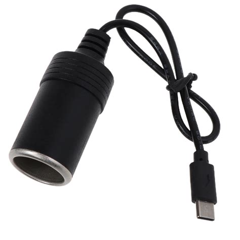 Usb C Pd To V W Car Cigarette Lighter Socket Converter Cable For