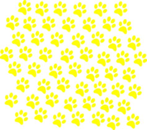 Download High Quality paw prints clipart yellow Transparent PNG Images ...