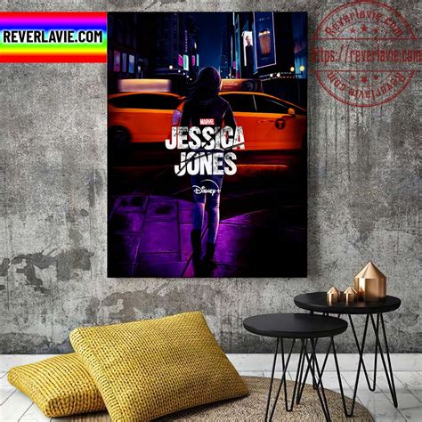 Disney Marvel Studios Jessica Jones Fan Art Home Decor Poster Canvas