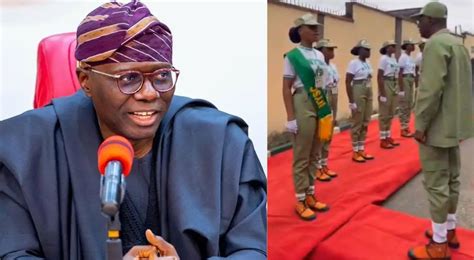 Video Sanwo Olu Gifts Nysc Members N Each The Whistler