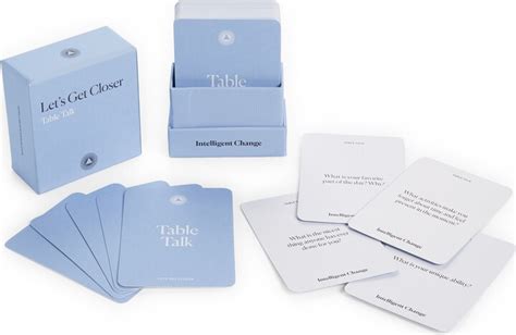 INTELLIGENT CHANGE Let S Get Closer Table Talk Cards ShopStyle Games