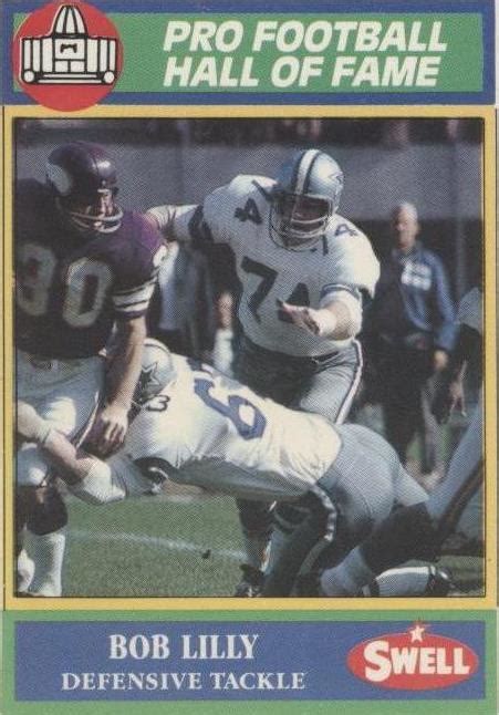 1990 Swell Pro Football Hall Of Fame Bob Lilly 109 Ebay