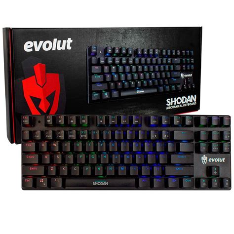 Teclado Mecânico Gamer Evolut Shodan RGB KaBuM