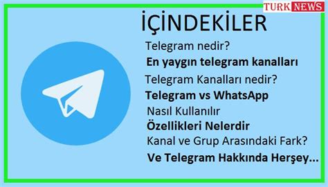 Telegram Kanallar Ve Telegram Gruplar Whatsapp Telegram Fark