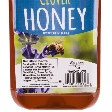 Monarchs Choice 5 Lb Clover Honey