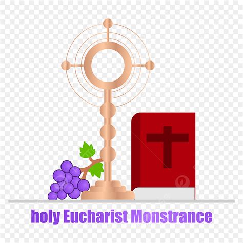 Holy Eucharist Vector Hd Images Holy Eucharist Monstrance Vector