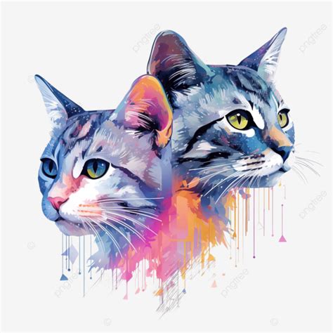 Los Gatos Geniales Generativos Ai Ai Generados PNG Gato Frío