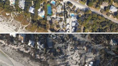 In Pics Before And After Images Of Houses Destroyed In Hurricane Ian