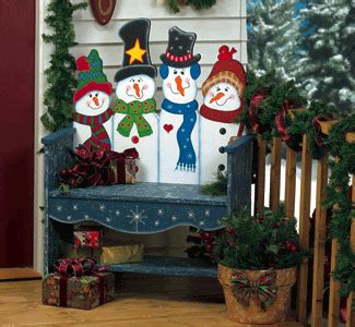 The Winfield Collection - Snowman Bench Pattern | WORKSHOP SUPPLY