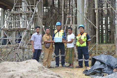 Pt Timah Tbk Serahkan Bantuan Pembangunan Masjid Nur Naqsyabandi Desa