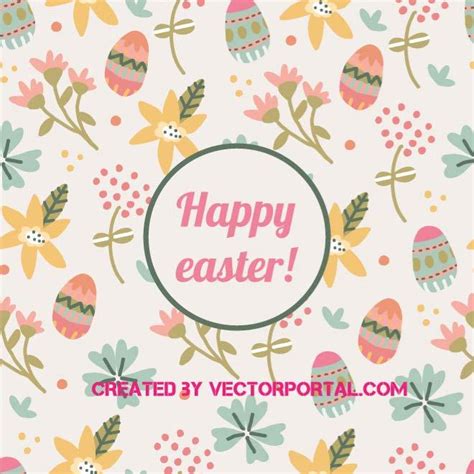 Happy Easter Greeting Card Design Royalty Free Stock Svg Vector And