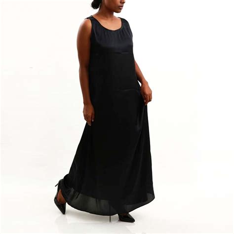 Black Silk Dress | Who We Are