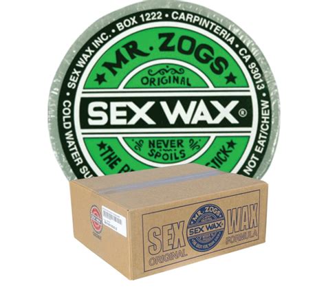 Sex Wax Cold Original Surf Wax Case 100 Bars Of Wax Assorted