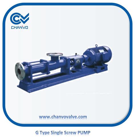 China G Type Single Screw Pump Manufacturers Suppliers Factory