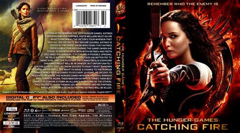 The Hunger Games Catching Fire Movie Blu Ray Custom Covers The