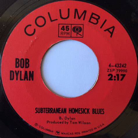 Bob Dylan – Subterranean Homesick Blues (Vinyl) - Discogs