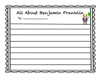 Benjamin Franklin Activities by Mrs Franklin | Teachers Pay Teachers