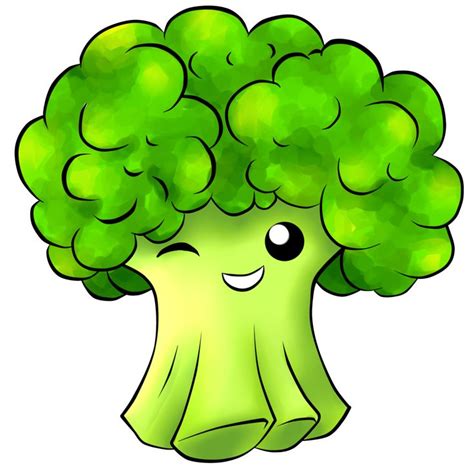 Pin By Lidia Estrada On Dibujitos Vegetable Cartoon Broccoli Drawing