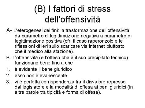 La Sistematica Oggettivista Gli Elementi Del Reato Si