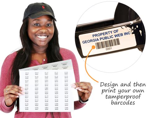 Security Barcode Labels | Preprinted Barcode Labels