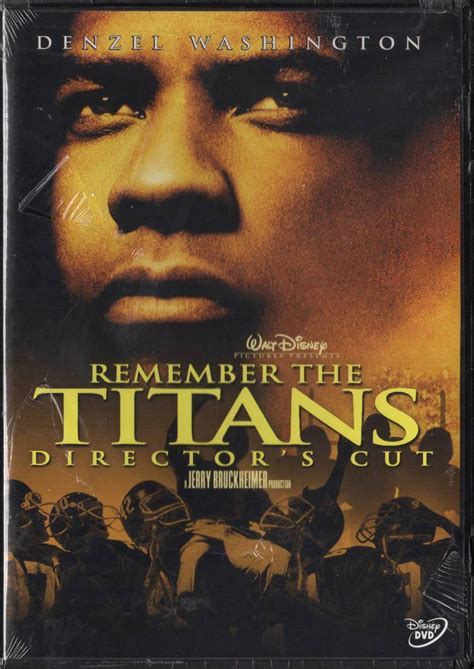 REMEMBER THE TITANS - 2006 Director's Cut DVD, New/Sealed