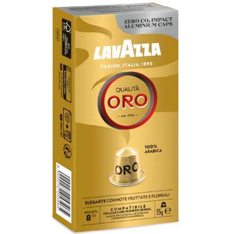 Lavazza Qualita Oro Capsule Din Aluminiu Compatibile Nespresso Buc