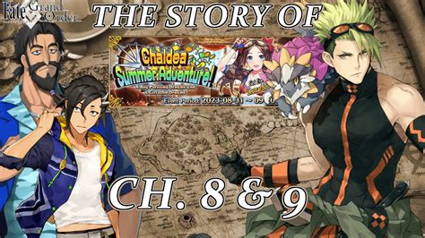 Fate Grand Order Chaldea Summer Adventure Event Ch 8 And 9 Full Story And Fights Youtube