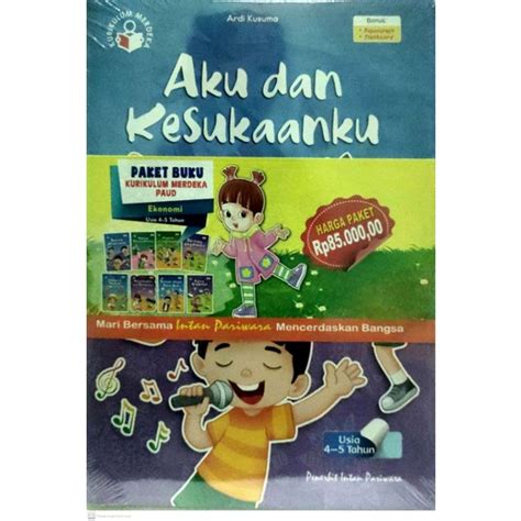 Jual BUKU TK A EKONOMI Umur 4 Sd 5 Th ISI 8 BUKU Kurikulum Merdeka