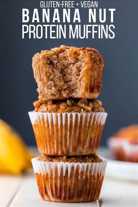 Healthy Banana Oat Protein Muffins Gf Df And Vegan Recipe Eating