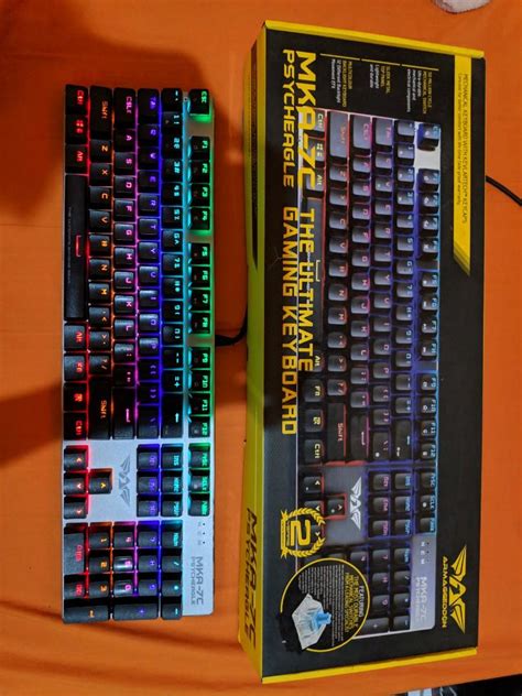 Gaming Mechanical Keyboard Armageddon Mka C Psycheagle Blue Switch