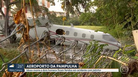 V Deo Idoso Morre E Dois Homens Ficam Feridos Em Acidente Jatinho