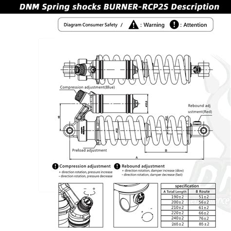 Dnm Rcp S Mountain Bike Rear Shock Mm Lbs Ebay