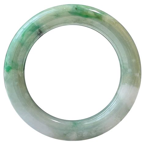 Natural Type A Myanmar Vivid Apple Green Jadeite Jade Bangle Mm For