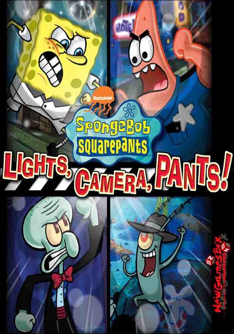 SpongeBob SquarePants Lights Camera Pants Free Download