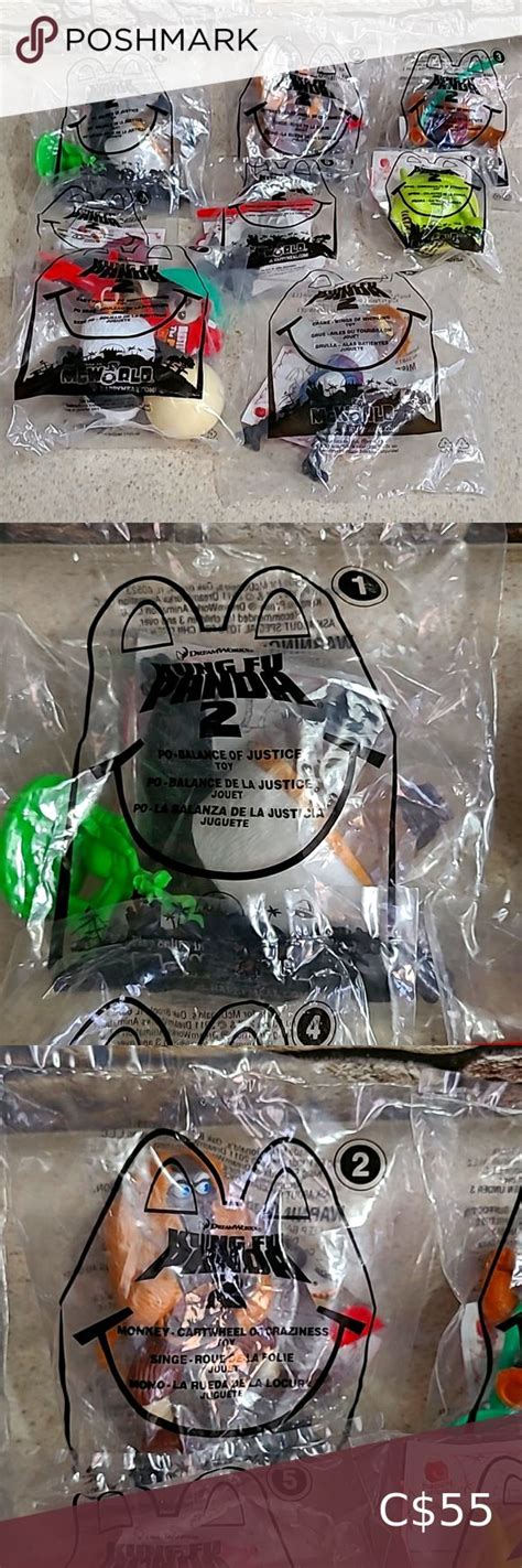 Kung Fu Panda 2 McDonald's Happy Meal Toys Set of 1 - 8 2011 SEALED