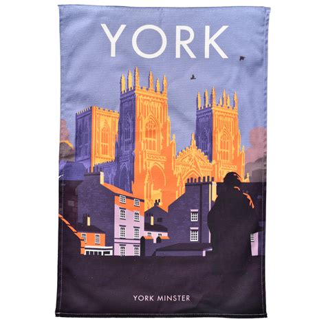 Yorkshire God's Own County Tea Towel