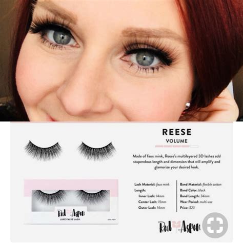 Reese lashes red aspen | Lashes, 3d lashes, Girly things