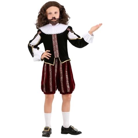 Halloweencostumes.com Medium Boy William Shakespeare Costume For Boys ...