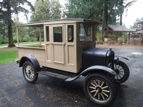 1924 Ford Model T Huckster Vintage Wooden Cab Older Restoration Pickup Classic Ford Model