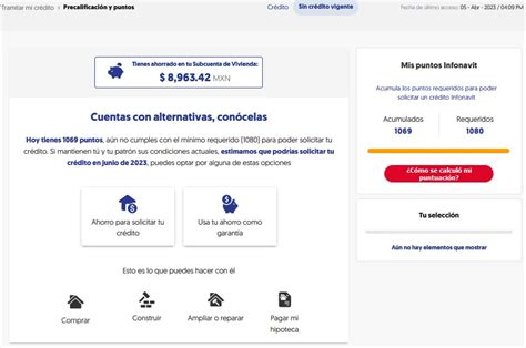 MI CUENTA INFONAVIT 2024 Precalificación y puntos en Infonavit